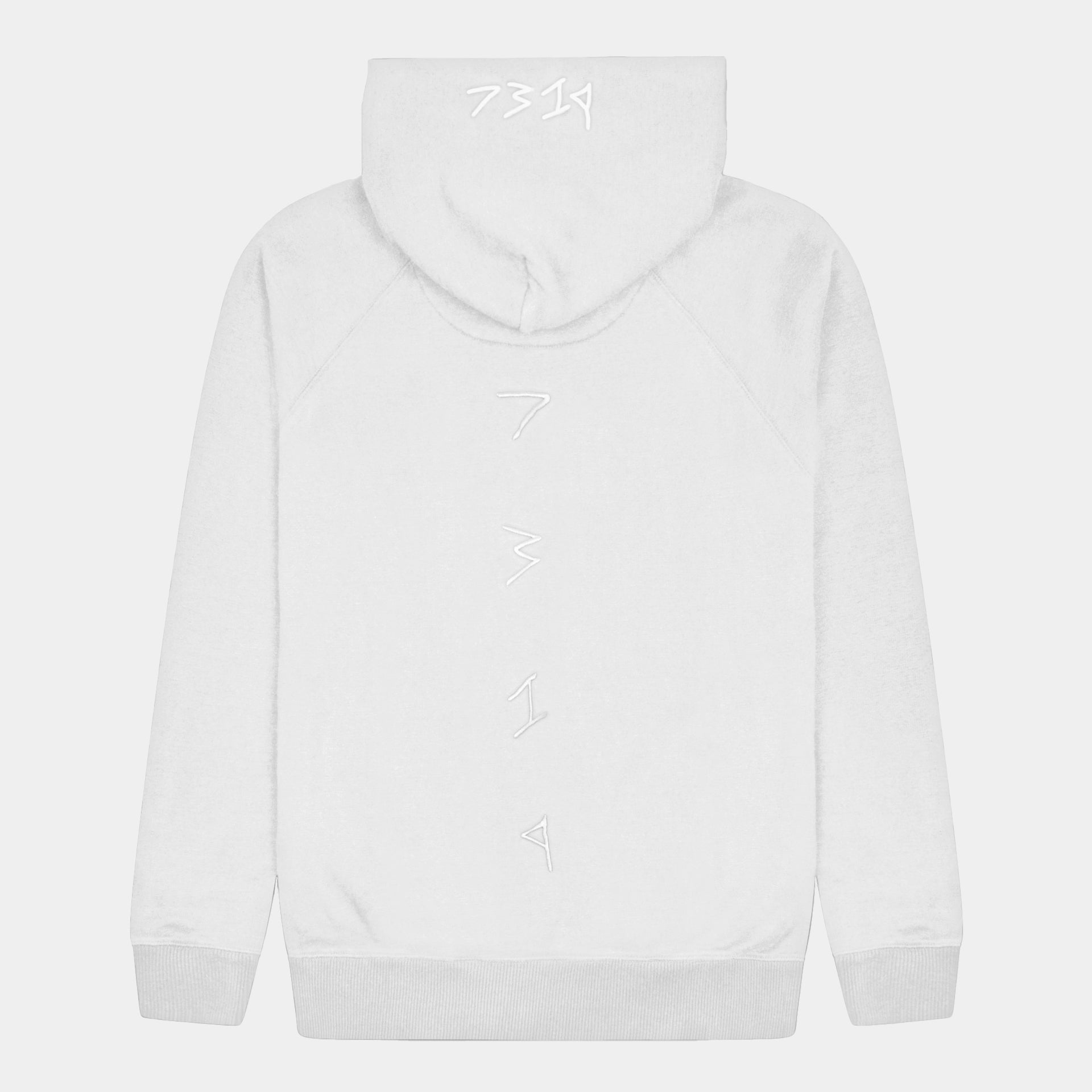 Hemp and Organic Cotton Hoodie Blanc White
